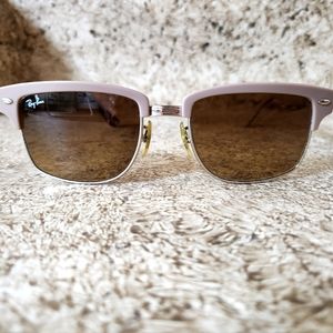 Ray Ban 4190 Beige Clubmaster Brown Sunglasses